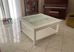 White Display Table for sale Woodesignz.nz