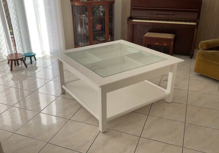 White Display Table for sale Woodesignz.nz