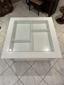 White Display Table for sale Woodesignz.nz