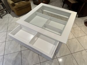 White Display Table for sale Woodesignz.nz